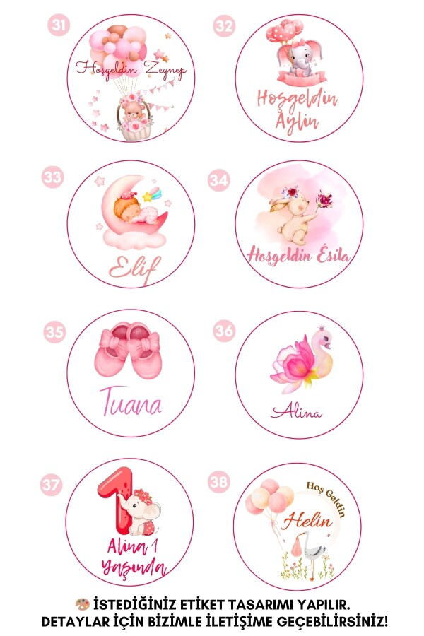 10 ADET ASETAT KUTUDA UYUYAN BEBEK HEDİYELİK MUM PEMBE - 3
