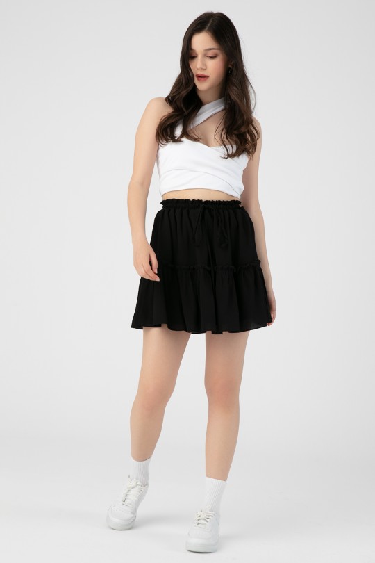 ADJUSTABLE WAIST SKIRT - 1