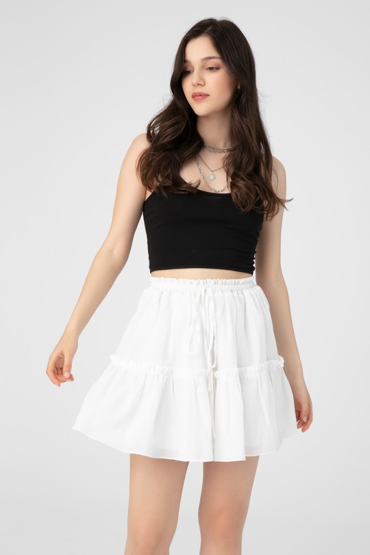 ADJUSTABLE WAIST SKIRT 