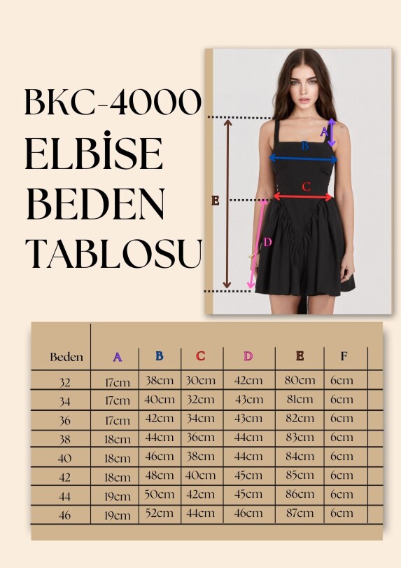 Black Backless Mini Dress with Bow Detail - 7