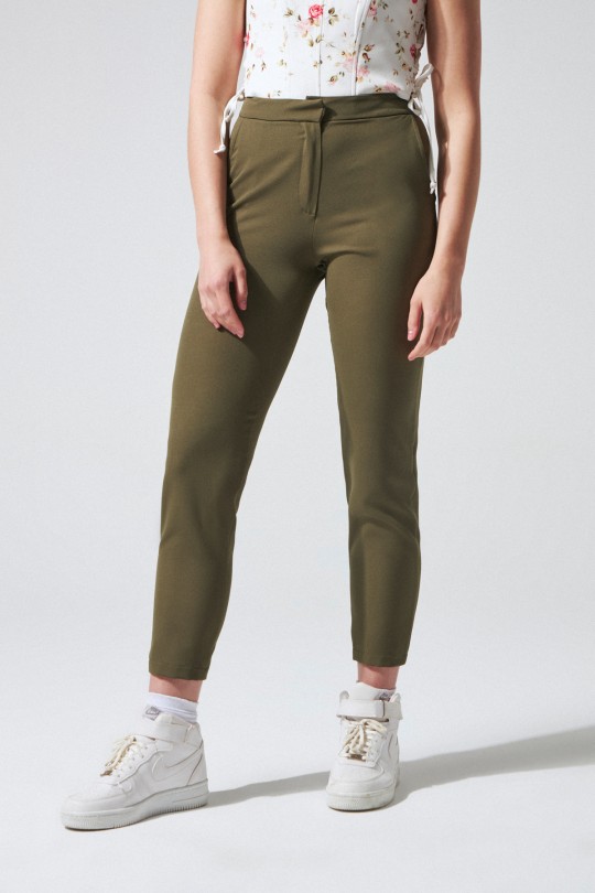 CIGARETTE PANTS GREEN - 2