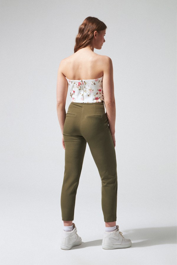 CIGARETTE PANTS GREEN - 3