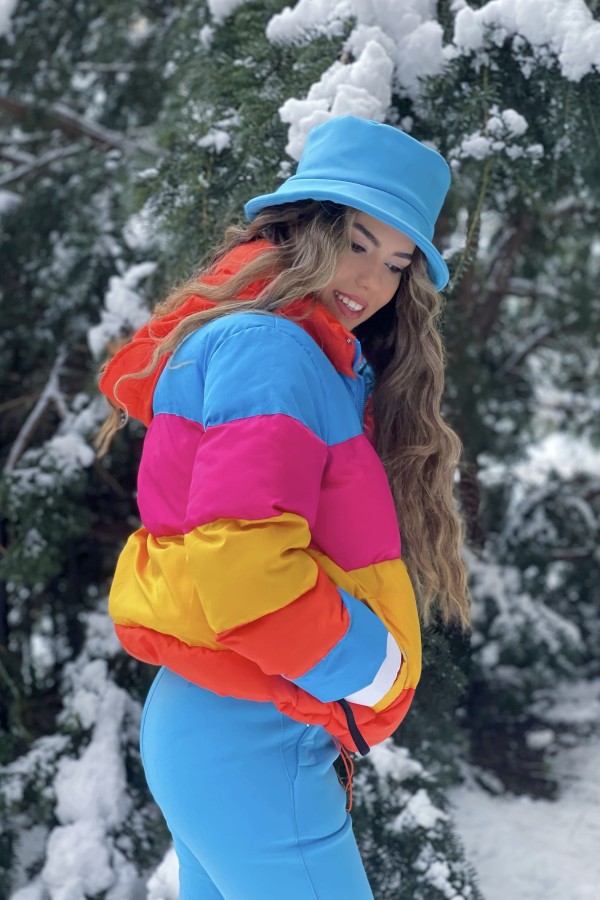 COLORED SHORT COAT - 4