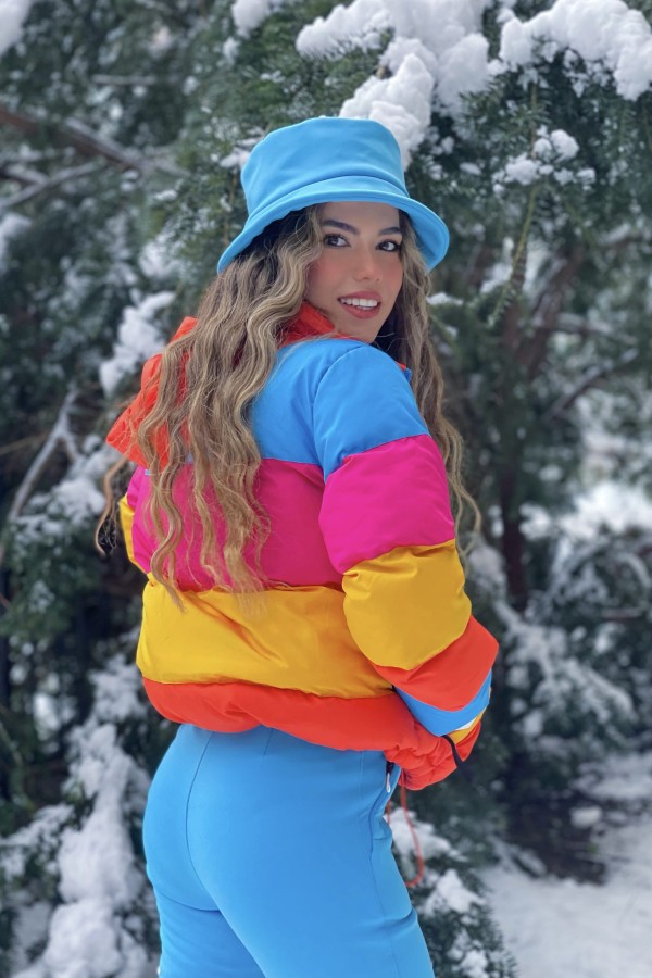 COLORED SHORT COAT - 5