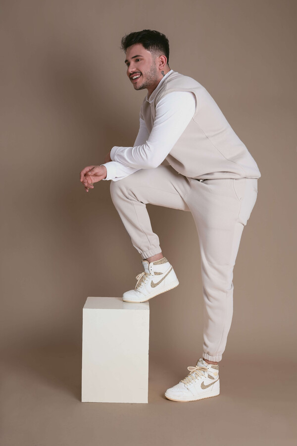 DREIFADEN-TRAININGSRAUMHOSE MIT NERZWICKLER - 2