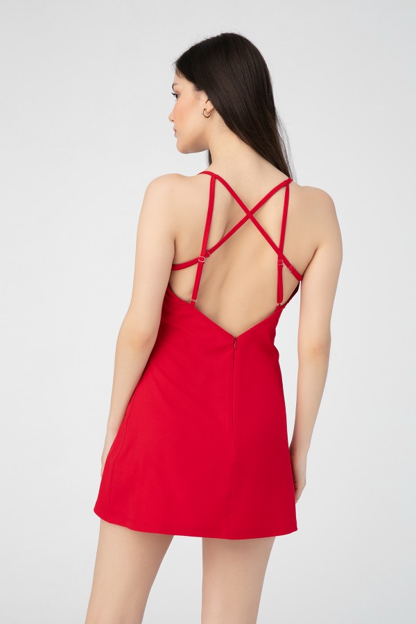 DRESS WITH SPLIT BACK - 3