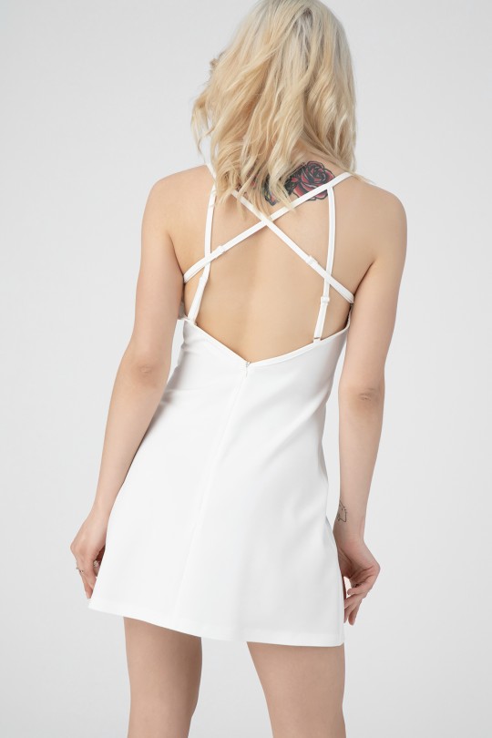 DRESS WITH SPLIT BACK - 3