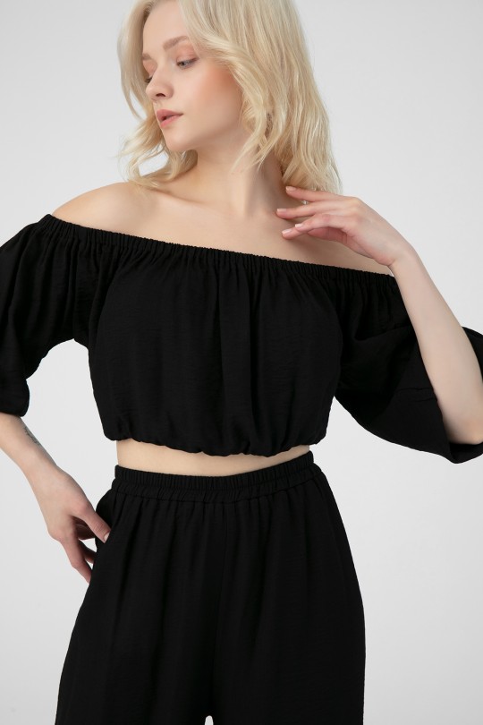 ELASTİC SHOULDER BLOUSE - 2