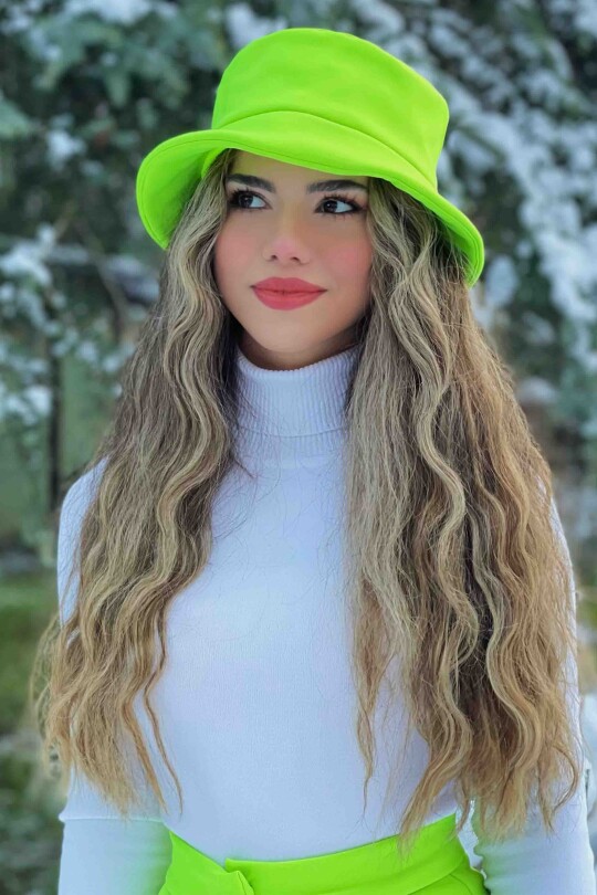 Green Softshell Bucket Hat - 2