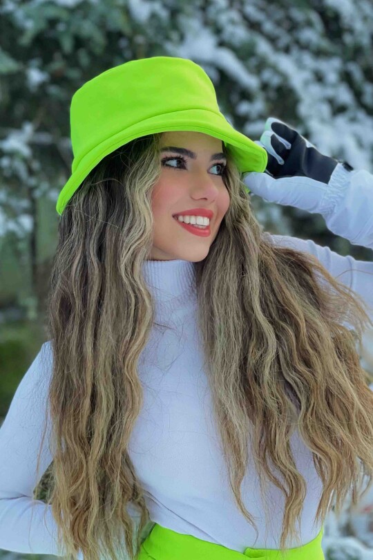 Green Softshell Bucket Hat 
