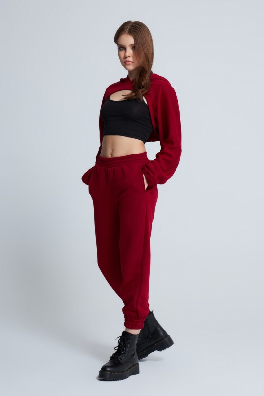 HIJAB WAIST Sweatpants with Elastic Waist 