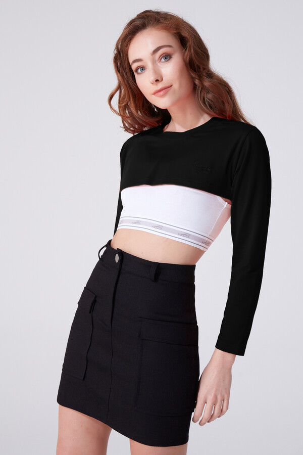 LONG SLEEVE CROP - 2