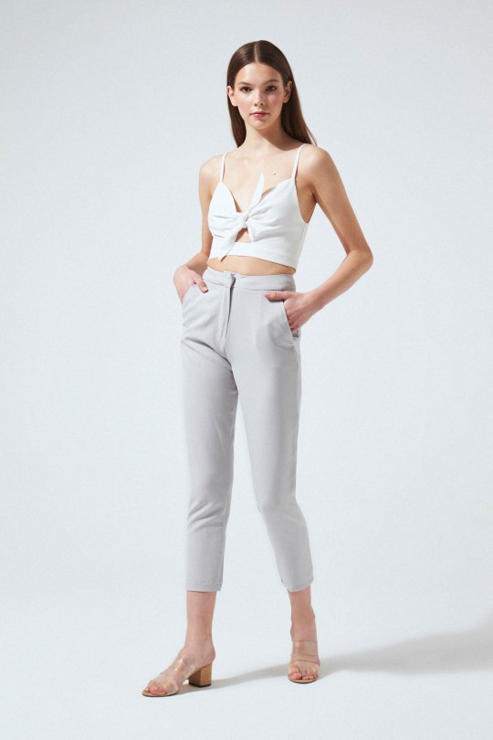 CIGARETTE PANTS GRAY 