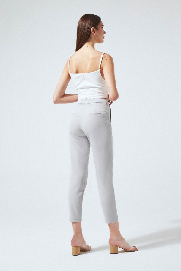 CIGARETTE PANTS GRAY - 3