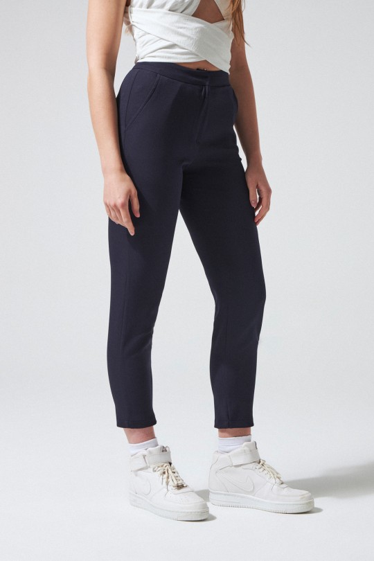 CIGARETTE PANTS NAVY BLUE - 2