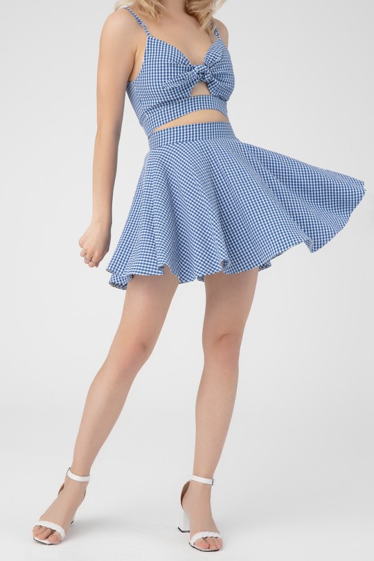 BERFUĞ KIRAN - FLORAL HINGING SKIRT (1)