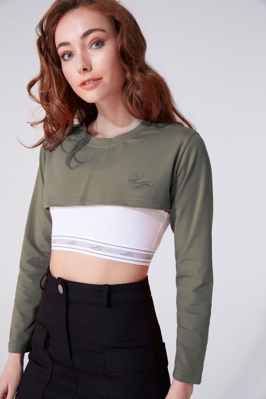 LONG SLEEVE CROP - 1