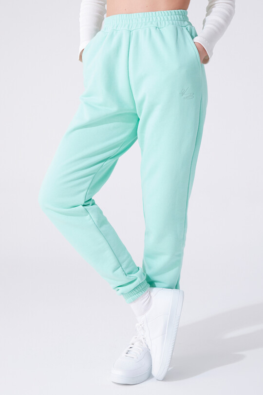 BERFUĞ KIRAN - HIGH WAIST TROUSERS WITH RUBBER ANKLES (1)