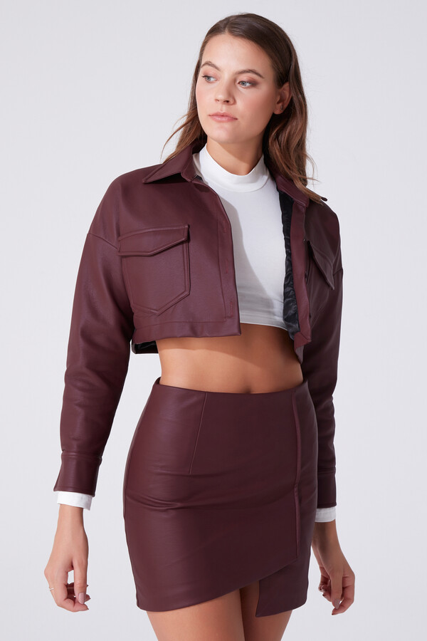 SHORT LEATHER JACKET - BERFUĞ KIRAN