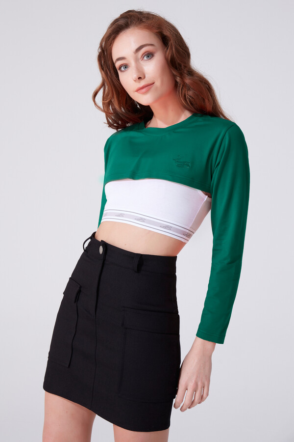 LONG SLEEVE CROP - 2