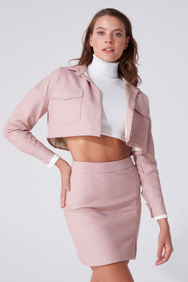 SHORT LEATHER JACKET - BERFUĞ KIRAN