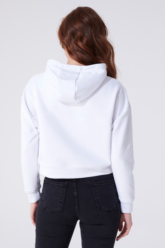 SHORT SWEATSHIRT WITH HOOD - 3