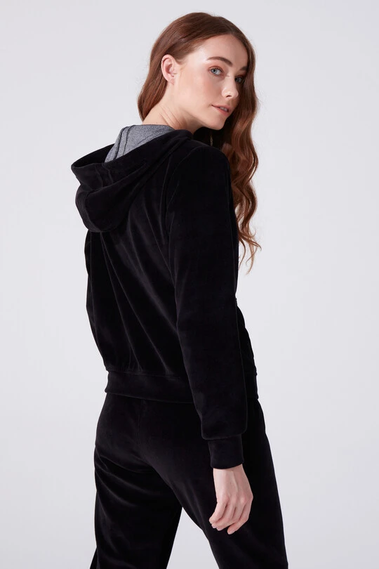 ZIPPERED VELVET TRACKSUIT - 3