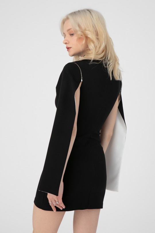 KLEID MIT ZIPPER VORNE - 3