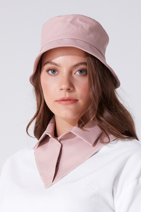 LATCHED-LEATHER-COLLAR-POWDER - BERFUĞ KIRAN