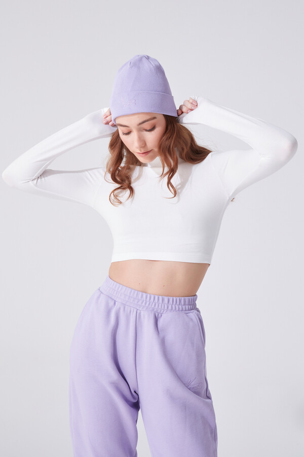 ECRU LONG SLEEVE STRAIGHT BODY - BERFUĞ KIRAN