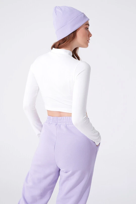 ECRU LONG SLEEVE STRAIGHT BODY - 3
