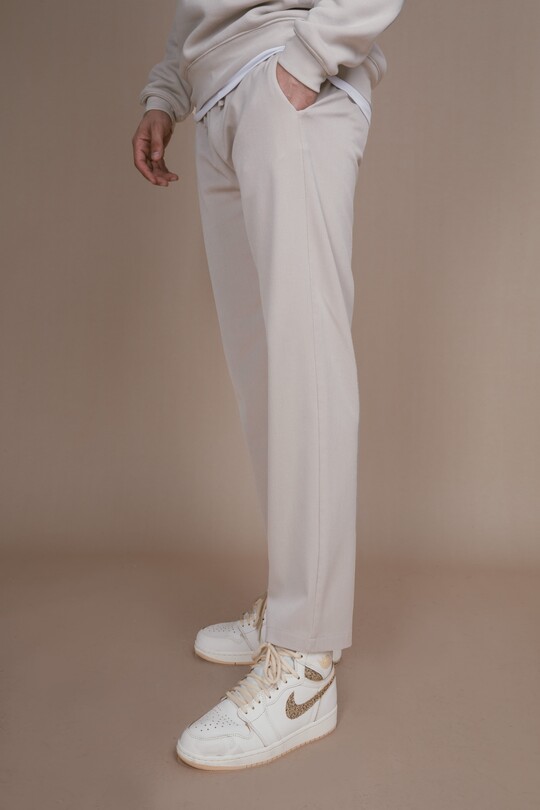 MINK POLYVISCOSE TROUSERS - 5