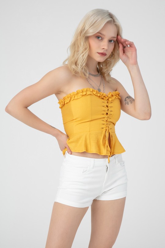 MÜDE RÜCKEN FRONT FUTTER BUSTIER 