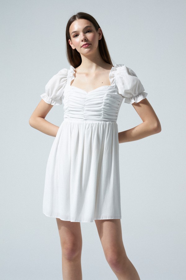 SHORT DRESS WHITE - 2