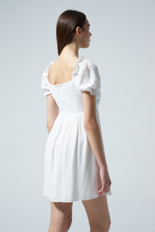 SHORT DRESS WHITE - 3