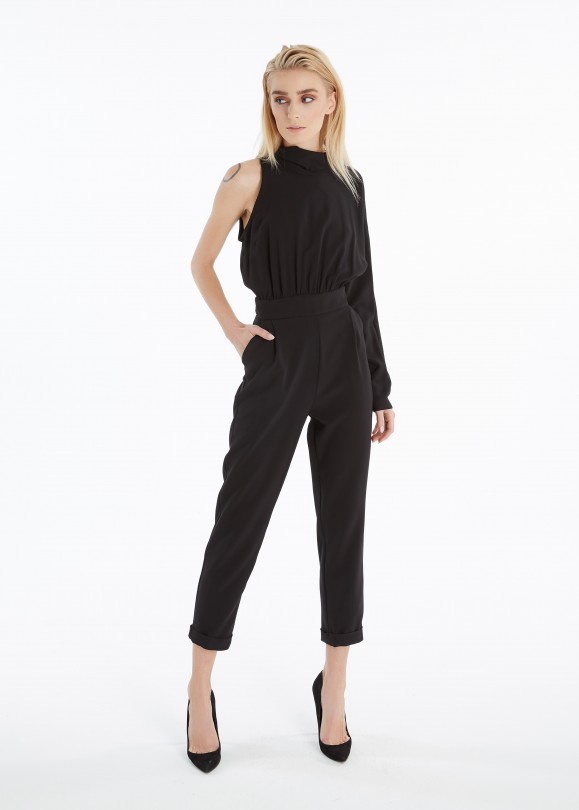 SINGLE SLEEVE CIGARETTE JUMPSUIT 