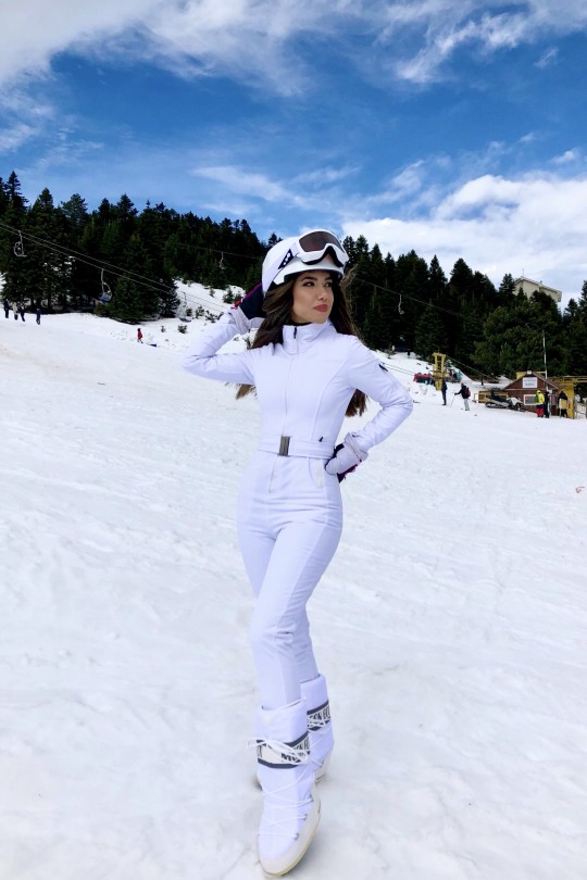 SKI JUMPSUIT MIT STREIFEN AN DEN SEITEN 