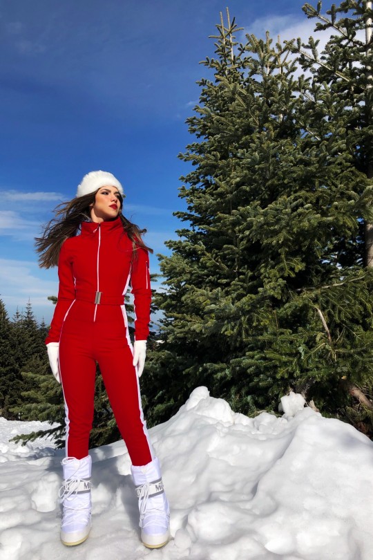 SKI JUMPSUIT MIT STREIFEN AN DEN SEITEN - 3