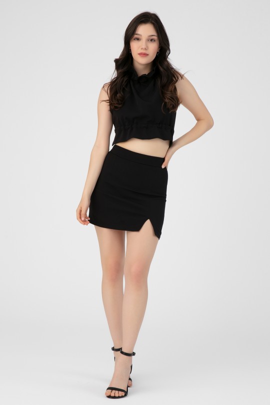 BERFUĞ KIRAN - SKIRT WITH SPLIT (1)