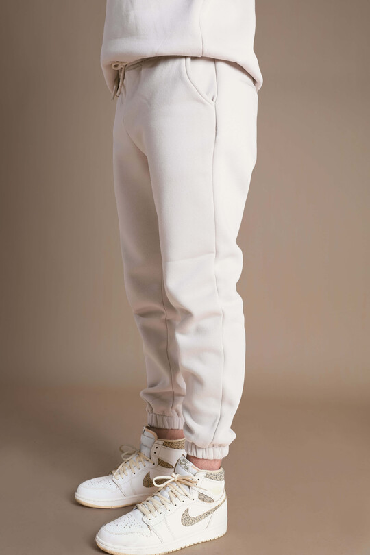 THREE THREAD TRACKROOM PANTS WITH MINK WINDER - 3