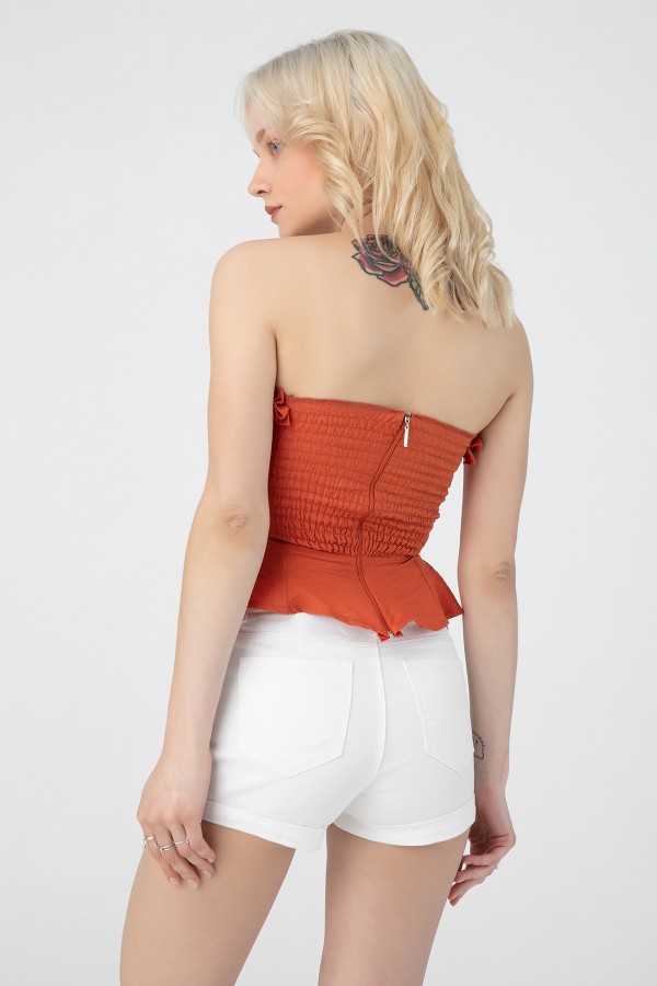 TIRED BACK FRONT LINING BUSTIER - 3