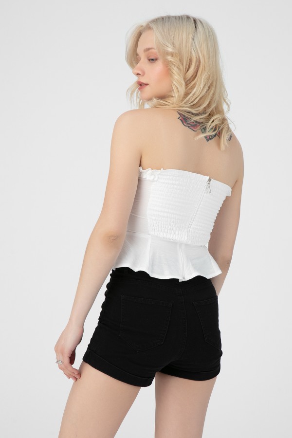 TIRED BACK FRONT LINING BUSTIER - 2