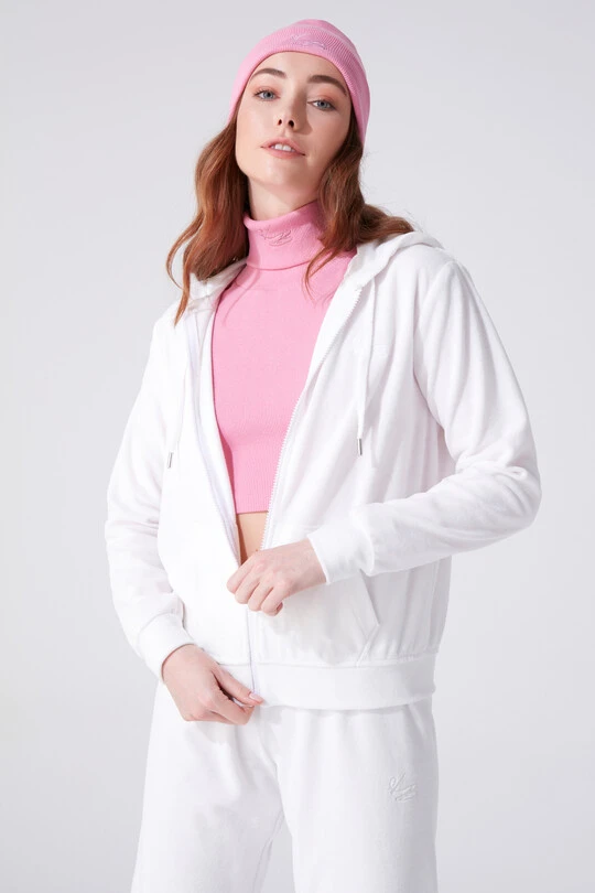 TRACKSUIT AUS SAMT MIT ZIPPER - 1