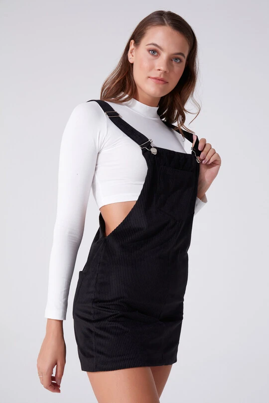 VELVET DRESS BLACK 