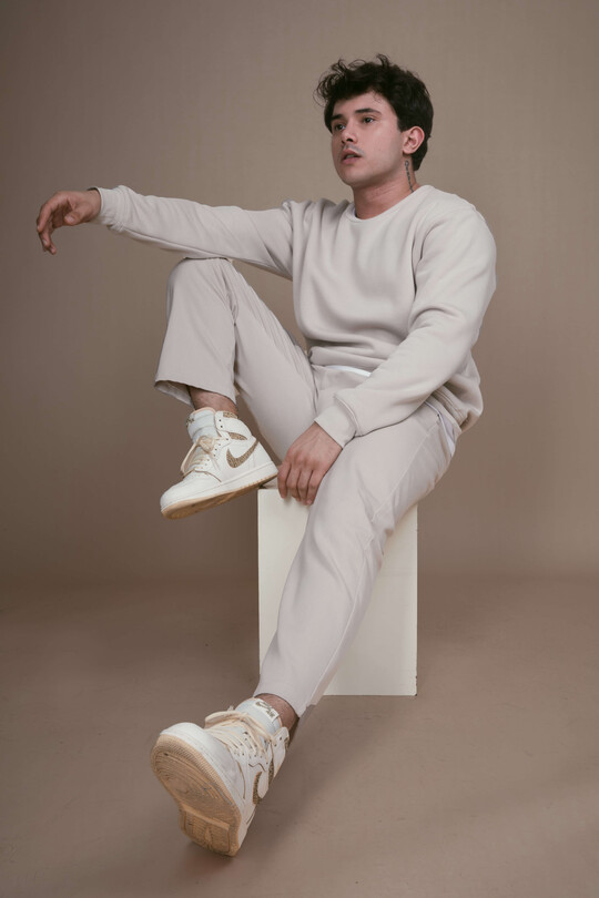 VİZON ŞARDONLU ÜÇ İPLİK PARÇALI SWEATSHİRT - BERFUĞ KIRAN (1)