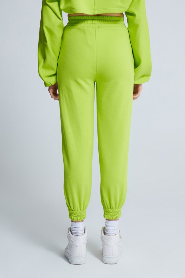 WAIST TIRE DETAILED Jogginghose LIME - 3