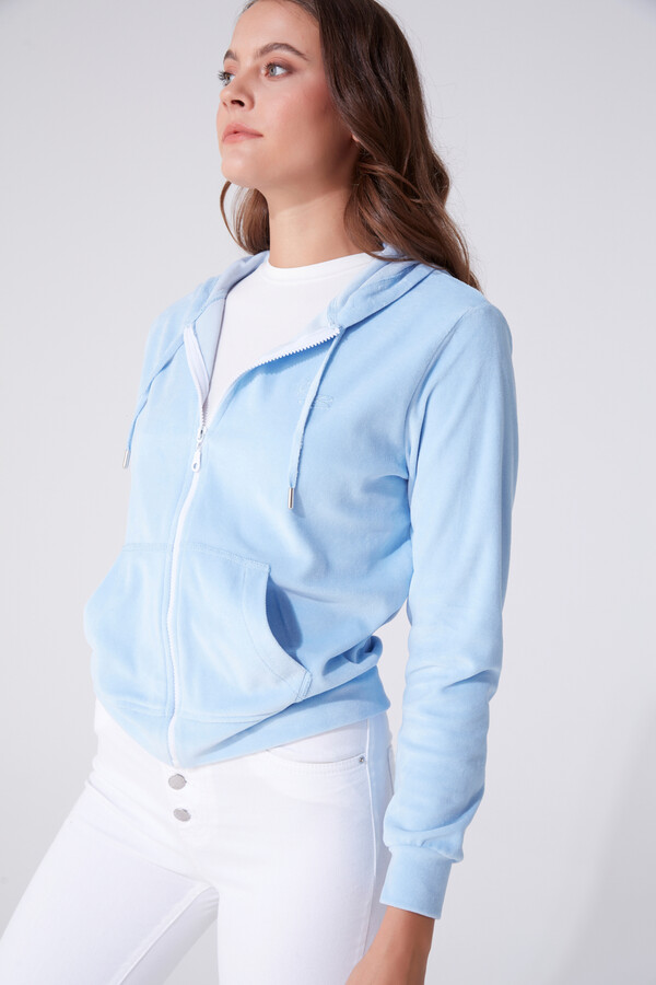 ZIPPERED VELVET TRACKSUIT - BERFUĞ KIRAN
